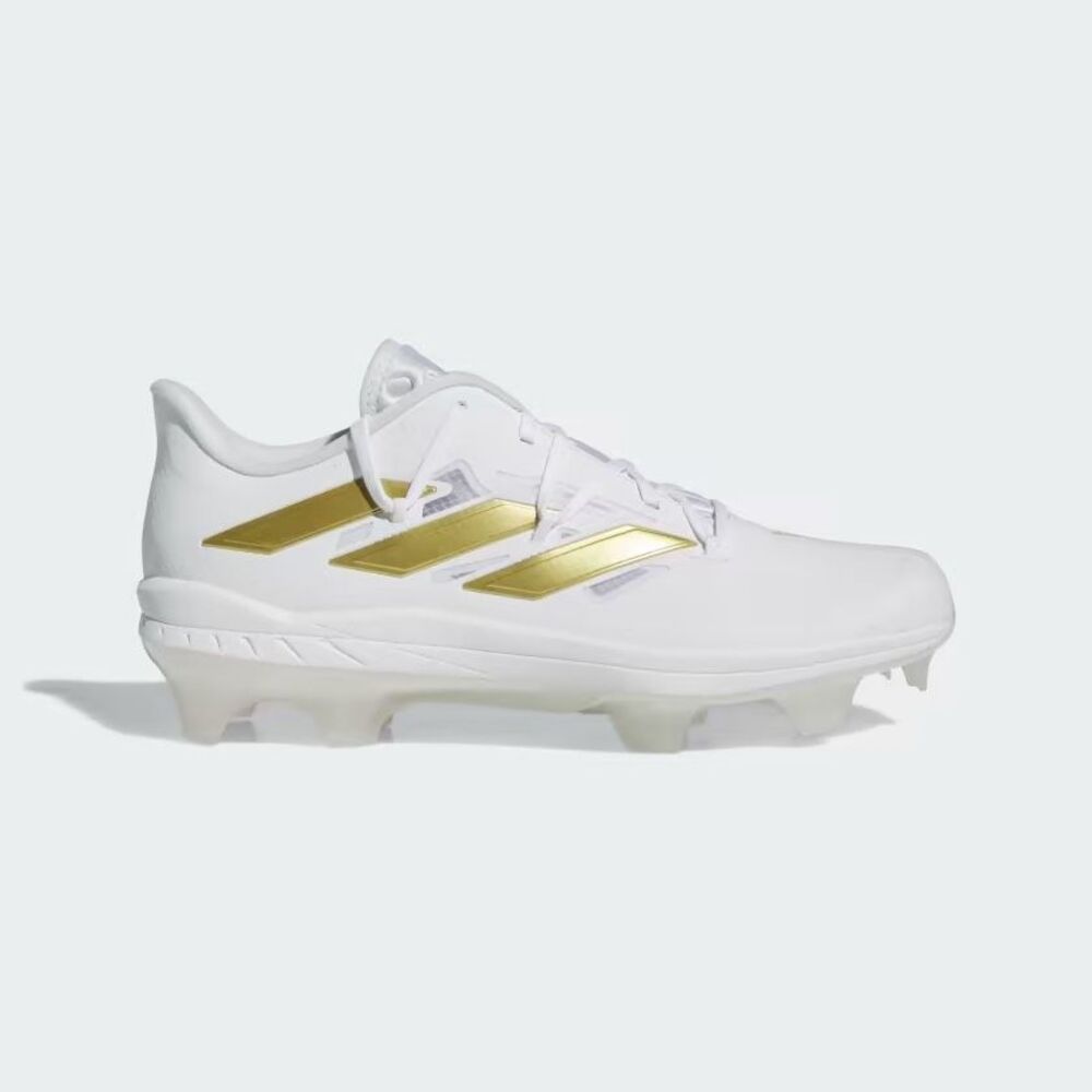 Adidas Adizero Afterburner 9 TPU Baseball Cleats Gold White IG2321 Men Size 7